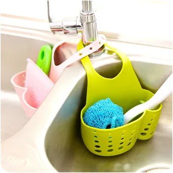 

Modern Style Home kitchen Sink Rack Receive Hanging Basket Rack Adjustable Leachate Sponge Storage Holders & Racks