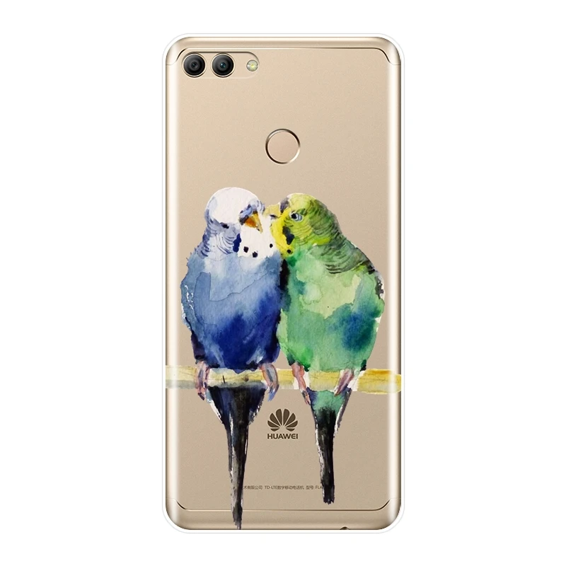 Для huawei Y5 Y6 Y7 Prime 2018 Y9 2019 чехол для телефона силиконовый мягкий с изображением орла