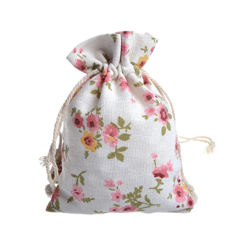 

Bunch of cotton cloth bag printing cotton DrawString Bag of small jewelry change cotton fabric DrawString bags Free shipping