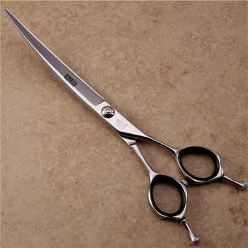 

Fenice High end Japan 440C Professional 7.0 inch pet dog animal grooming curved scissors