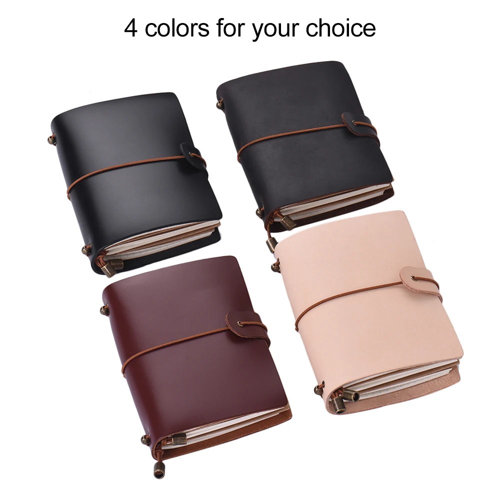 

Soft Cover Refillable Journal Notebook with Elastic Strap Diary Business Notepad Lined Blank Grid Paper for Sketching Writing