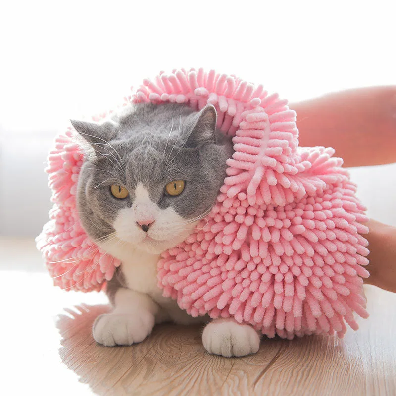 

Pet Towel Super Absorbent Dog Bathrobe Mascotas Dog Towel Quick Dry Cat Bath Towels Dogs Bath Quickly Drying Towels for Dogs