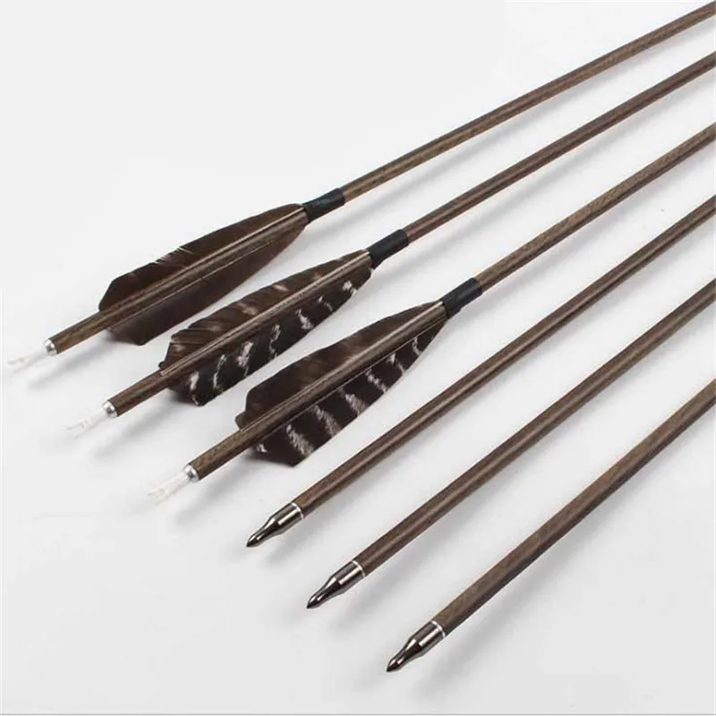 12 pcs carbon arrow ridges 400/500/600 pure carbon arrow axis ID 6.2 mm arrow detachable arrow