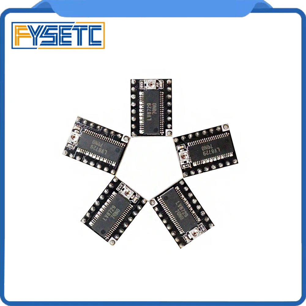 5 قطعة/الوحدة 3D طابعة أجزاء LV8729 محرك متدرج سائق 4-طبقة PCB هادئة جدا نموذج مشغل متوافق مع Lerdge