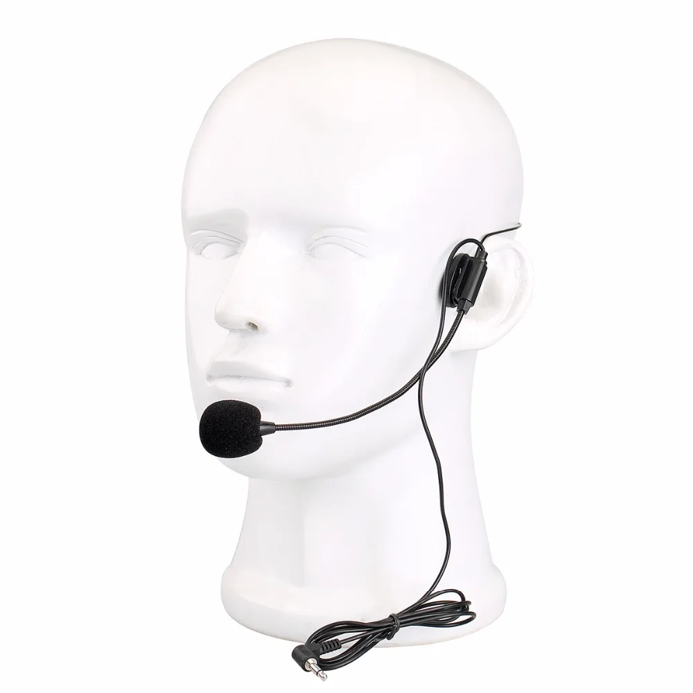 

Mini Headset Microphone Condenser MIC for Voice Amplifier Speaker Professional Tour guide System F4512A