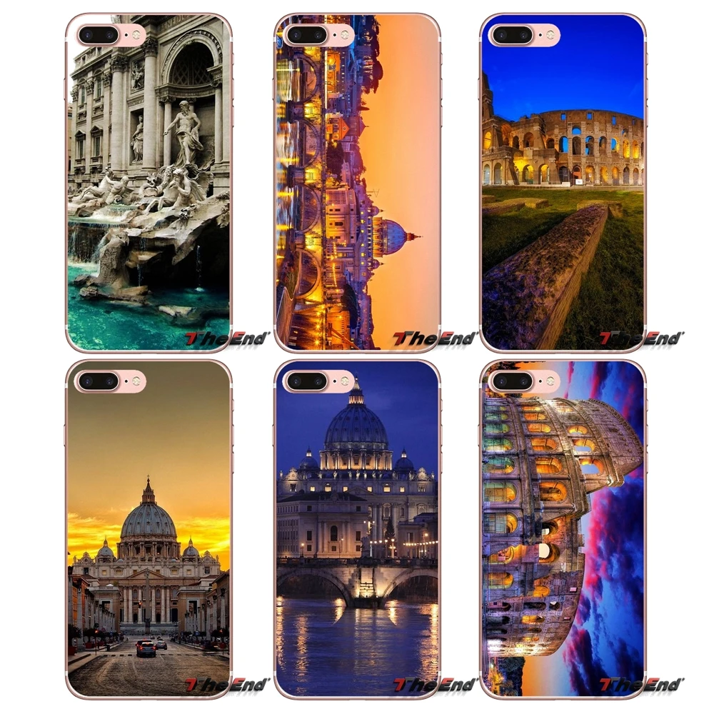 Чехол для Samsung Galaxy S3 S4 S5 MINI S6 S7 edge S8 Plus Note 2 3 4 5 Grand Core Prime Perfect vitalian City State Rome Italy |