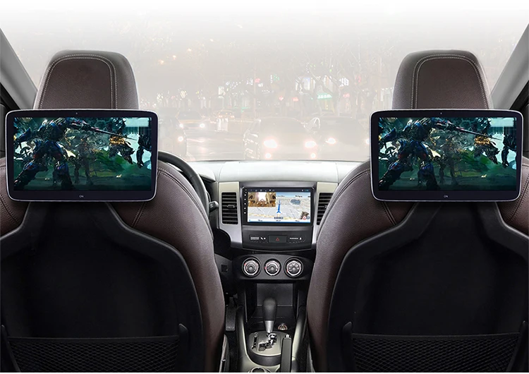 Multimídia para Mitsubishi Gravador de Rádio de Navegação Yuemain Car Dvd Player Outlander xl 2005 2014 2din Android 8.1 Gps 20 Reprodutor multimídia de dvd do carro de