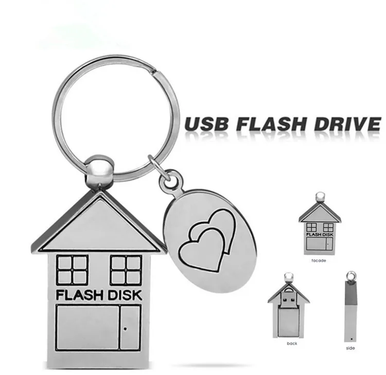 USB флеш накопитель в форме домика 8 ГБ 16 32 64 ГБ|usb flash drive 8gb|64gb usbcustom logo usb |