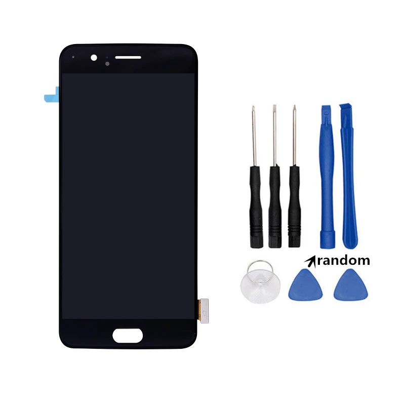 

For OnePlus 5 A5000 5.5'' LCD Display Touch Screen Digitizer Glass Assembly without Frame For One Plus 1+ 5 A5000 + Tools