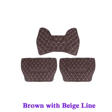 Стайлинг автомобиля 3 шт. кожаный задник сиденья анти защита спинки кресла для VW Tiguan анти-ребенок-Kick Pad Чехлы внутренние Accerossies