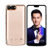 Для HUAWEI honor 10/COL 6500 мАч внешний блок питания Зарядное устройство аккумулятор телефона ТПУ Рамка чехол с кронштейн holder