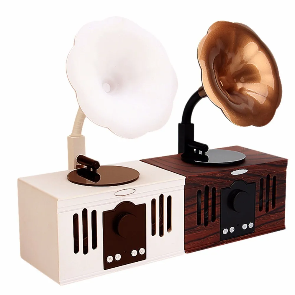 

Retro Phonograph Shape Wireless Bluetooth Speaker for MP3 Music Player Support FM Radio TF Card USB Disk Hands-free Call Speaker
