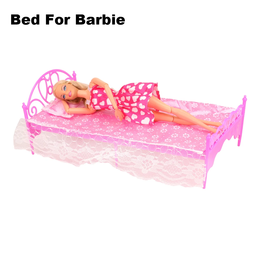 Модная ручная работа 33 предмета/партия кукла продукт = 20 платье случайный+ 13 аксессуаров кукольный домик мебель для Барби DIY игрушки для детей