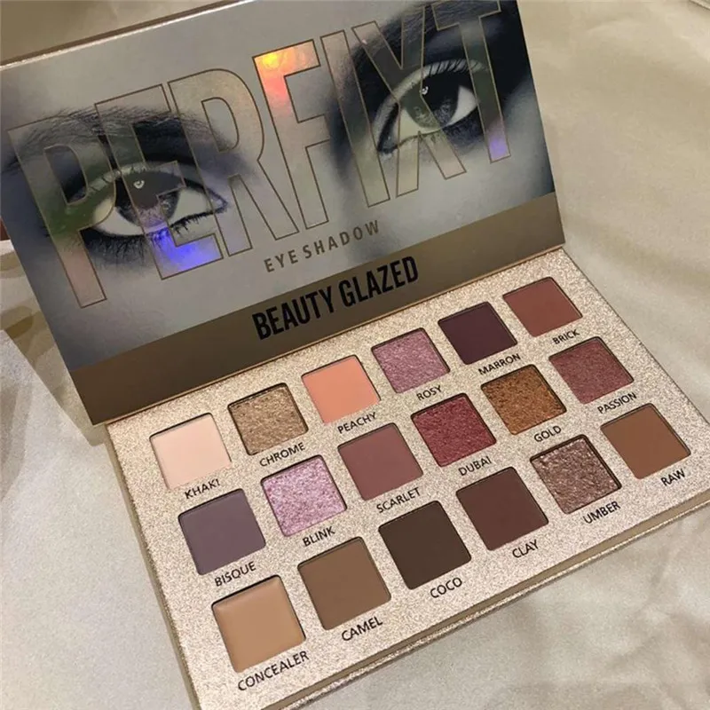 

18 colors Beauty Glazed Eye Shadow Shimmer Matte Palette Diamond Shimmer Eye Primer NUDE Make Up set eye shadow daily Cosmetics