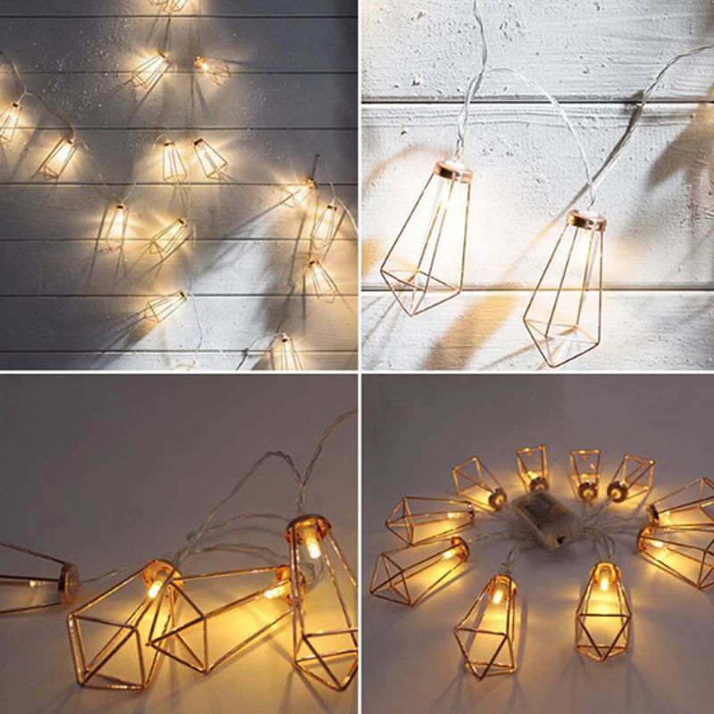  LED String Light Rose Gold Diamond 1020LEDs Water Droplet LED Fairy Battery Lights PartyGardenIndoorHolidayChristmas Decor (9)