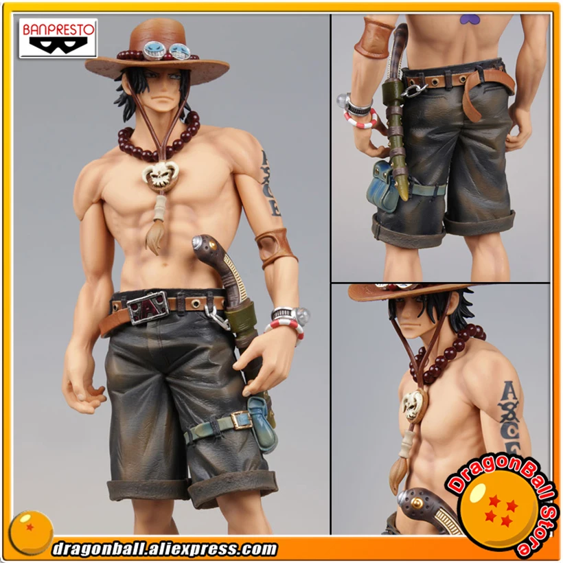 Japan Anime ONE PIECE Original Banpresto Super Master Stars Piece Collection Figure - PORTGAS.D.ACE japan anime one piece original banpresto creator x creator pvc collection figure dracule mihawk