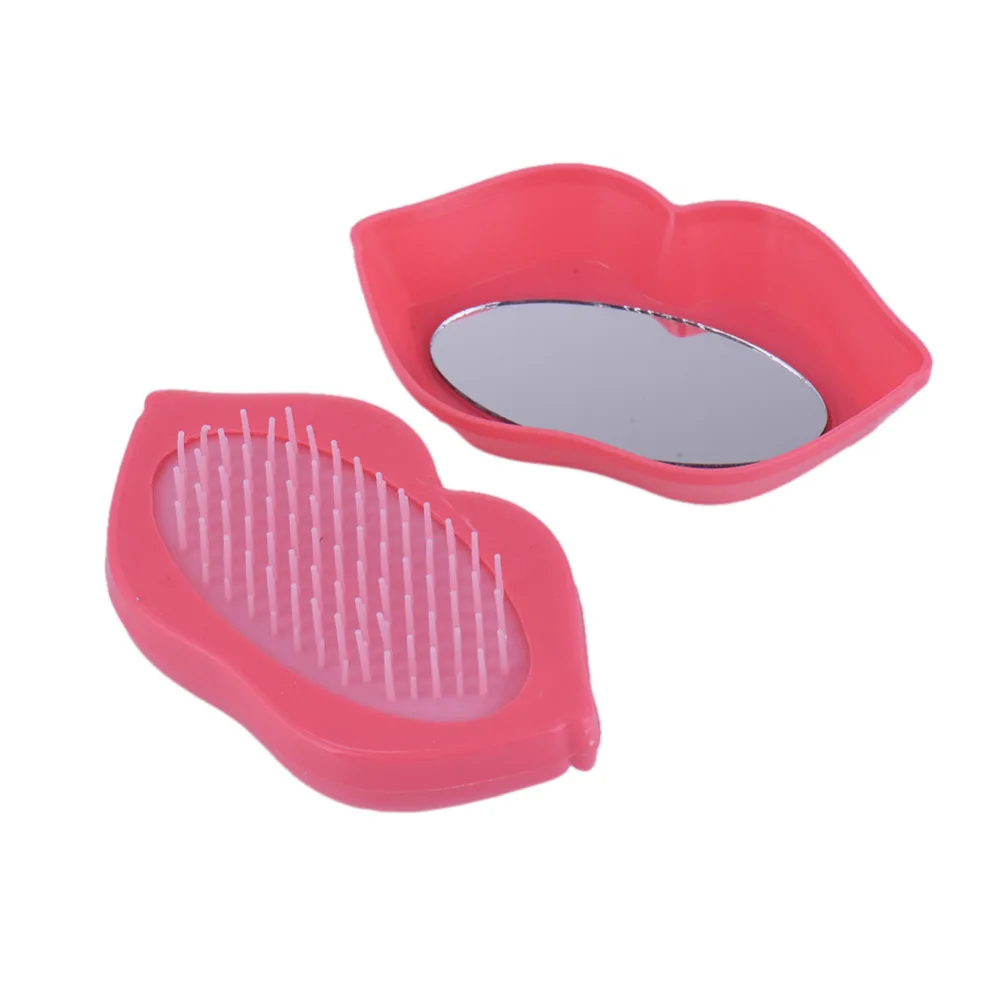 sexy lips forma pettini spazzole per capelli pro spazzola per capelli massaggio pettine pettini antistatici kit
