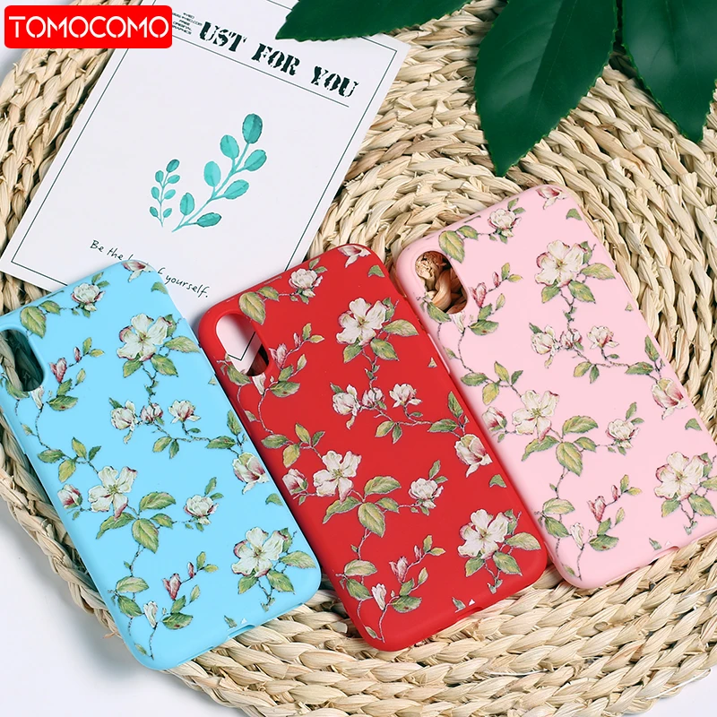 

Fashion Vintage Floral Rose Flower TPU Silicone Frosted Matte Case for iPhone 11 Pro 6 6S 5 7 7Plus 8Plus X XR Xs Max Soft Cover