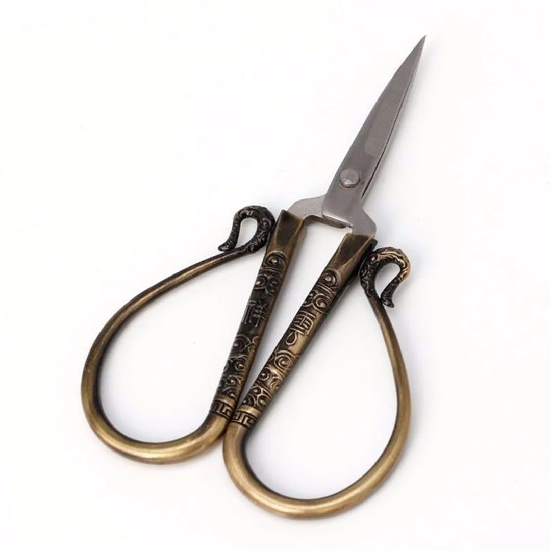 Embroidery handicraft Craft Vintage cross European ZAKKA Fabric scissor stitch DIY Sewing Tailor Cut Art Retro classic Antique
