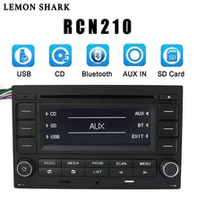 Лимонная Акула автомобильное радио RCN210 CD плеер Bluetooth USB MP3 AUX 9N 31G 035 185 для VW Golf Jetta MK4 Passat B5 Polo RCN 210