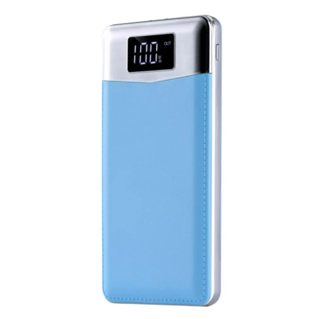 

Mini Power Bank LCD Digital Display 10000 mAh Portable External Battery Dual USB Outputs Mobile Power With LED Flashlight