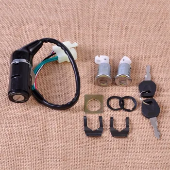

CITALL ATV Scooters Moped Ignition Switch Key Lock Toolbox Cushion Lock 5 Wire Fit for Chinese GY6 50cc 125cc 150cc 250cc