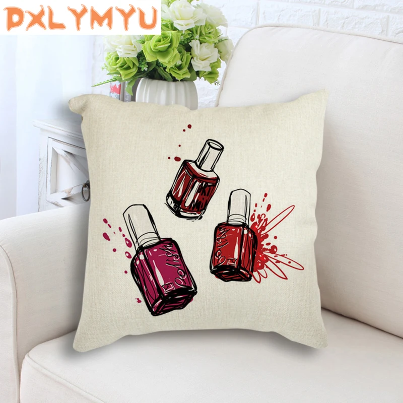 الشمال البوب الفن المائية جيل للأظافر الملصقات المطبوعة المخدة وسائد زخرفية غطاء الوسادة استخدام للمنزل أريكة سيارة مكتب