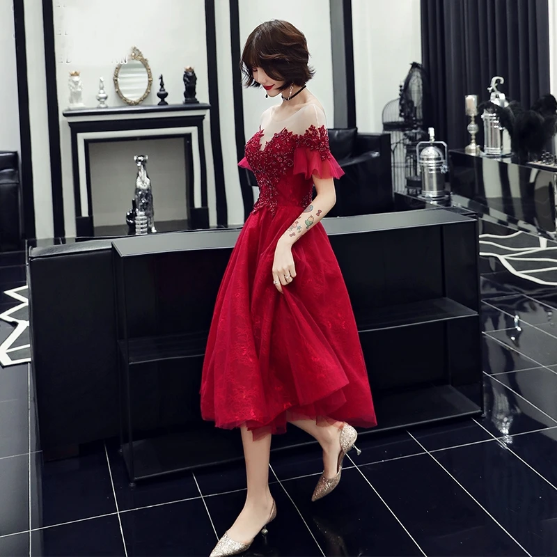 Платья подружки невесты для банкета Vestido бальные платья на шнуровке выпускного