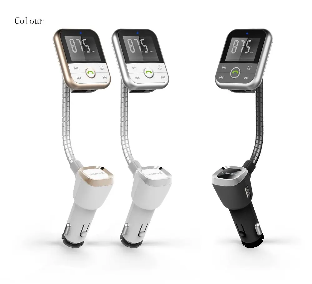 

Bluetooth Car Kit handsfree with FM Transmitter AUX-IN port 2USB Car charger TF/USB MP3 music Player Support 1G-32G