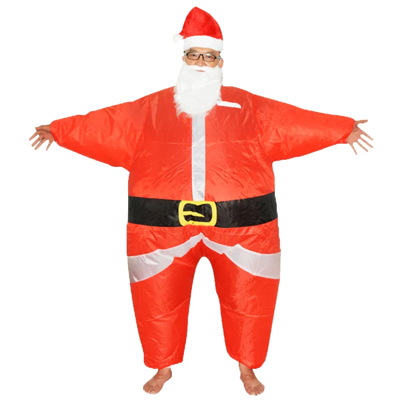 

Christmas Funny Inflatable Costume Suit Party Inflatable Jumpsuits - Santa Claus