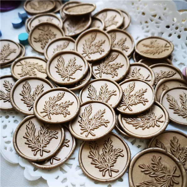 Rosemary Leaf Self Adhesive Wax Seal Stickers,wedding leaf wax stamp,envelope seal, botanical leaf seal SELF-ADHESIVE animal stamps for card making