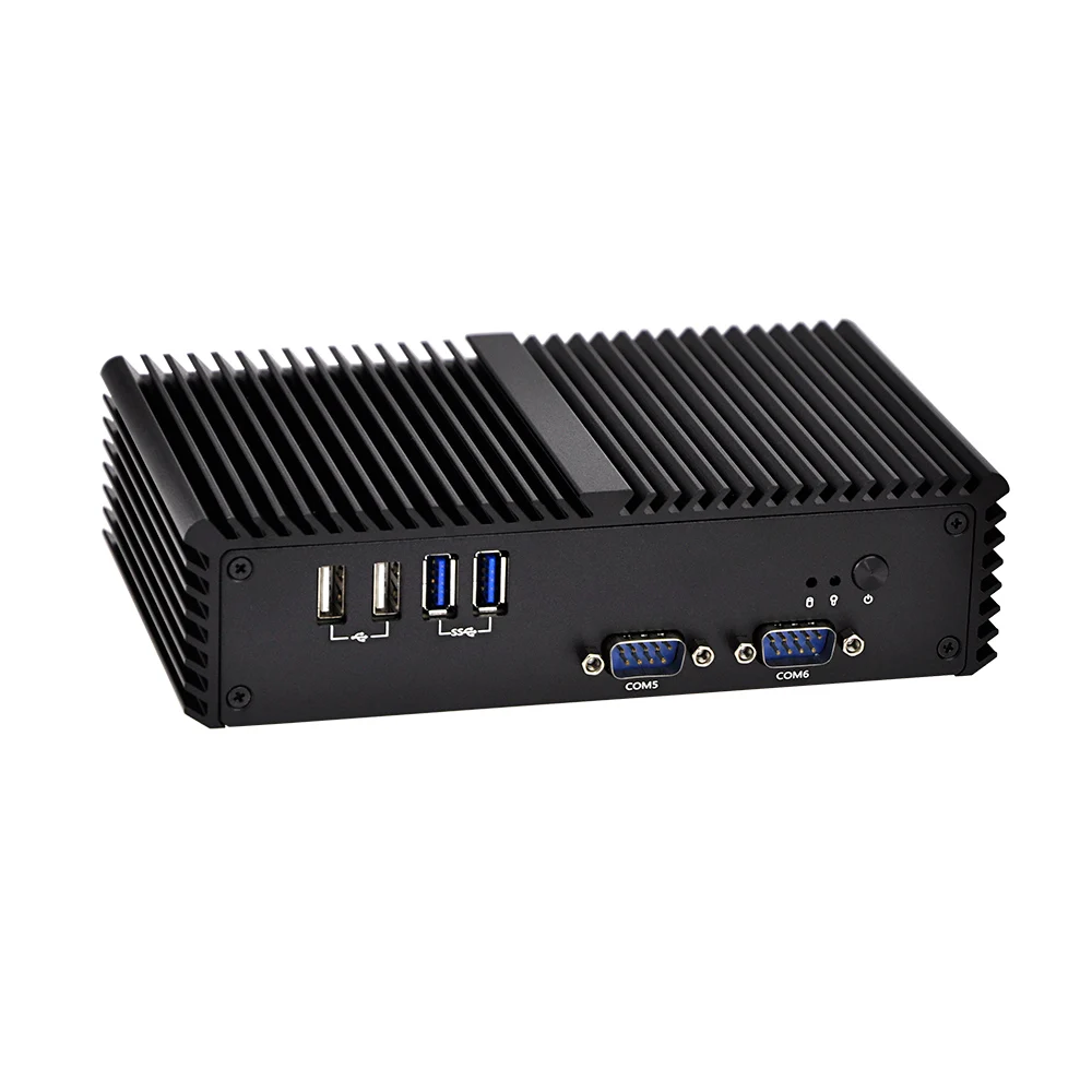 Мини компьютер QOTOM Core i5 celeron микро для opnsense без вентилятора тонкий клиент|thin client|mini