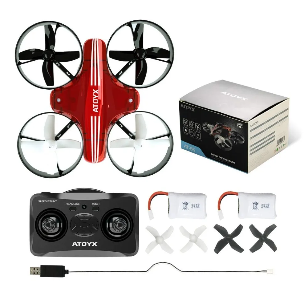 

Mini Drone RC Quadcopter Remote Control Dron 2.4G 4CH Quadrocopter RC Helicopter Headless Altitude Hold Mode Toys Red Color
