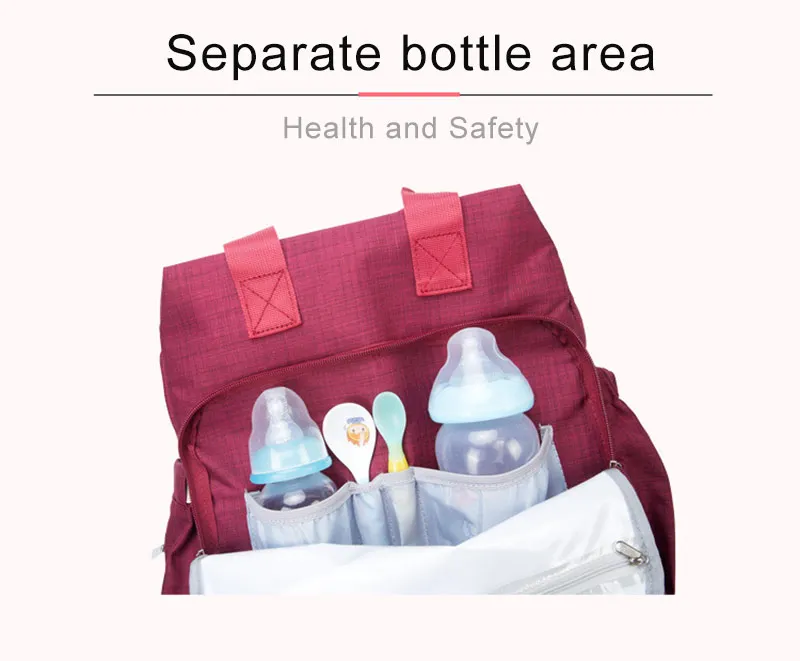 Diaper Bag Waterproof Mummy Backpack Large Capacity Maternity Travel Baby Nappy Bags Nursing Changing Bag Wet Bag (11)
