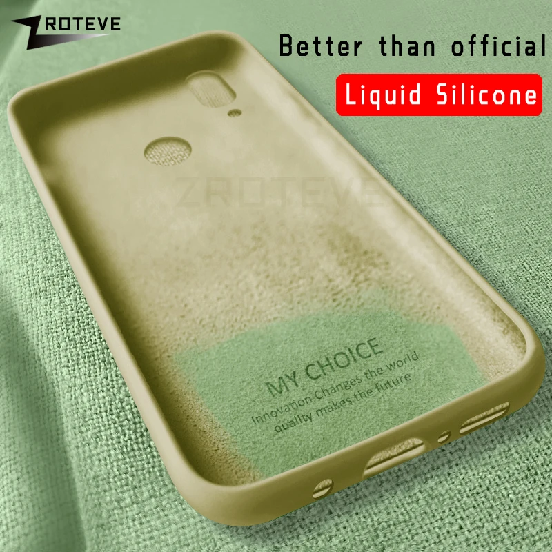

P Smart 2019 Case ZROTEVE Liquid Silicone Coque For Huawei P Smart Plus + Case Smooth Cover For Huawei P Smart Plus 2019 Cases