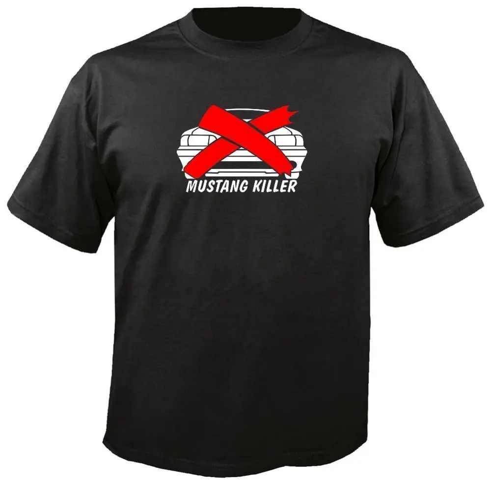 

2019 Fashion Hot sale 100% cotton LSX " MUSTANG KILLER " BLACK T SHIRT camaro corvette trans am firebird ls1 swap Tee shirt