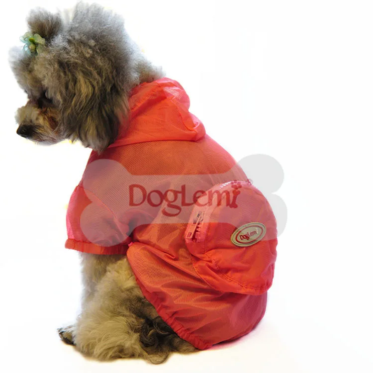 2015 New High Quality Pet Supplies Casual Dog Raincoat free shipping