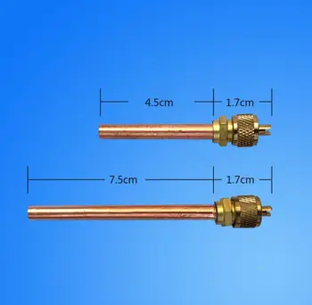 

Refrigerator Parts Copper Check Valve dosing nozzle Long type 7.5cm