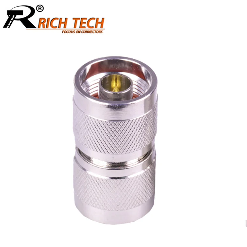 10 шт./лот медный двойной N Male прямой адаптер Plug к RF коаксиальный конвертер R