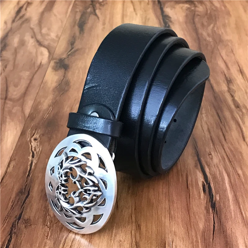 Thick Genuine Leather Metal Belt Buckle (11)
