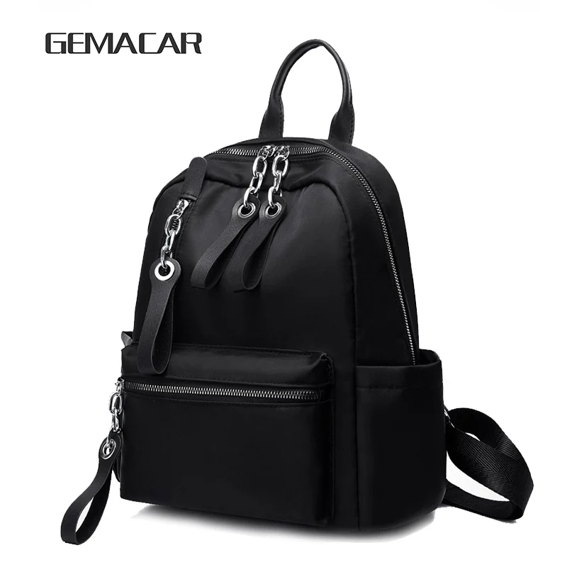 

New Women's Elegant Backpack Oxford Cloth Fashion Simple Multi-function Bag Waterproof Large Capacity