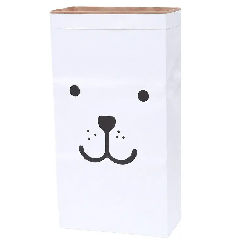 عملي كبير الكرتون أكياس تخزين الأطفال الطفل تلعب حصيرة اللعب الغسيل حقيبة الملابس المنظم كرافت ورقة الاطفال ديكور المنزل