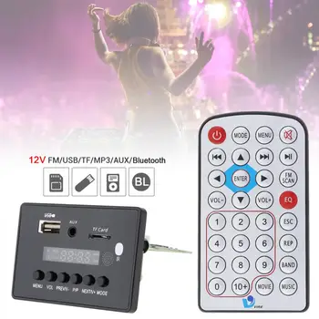 

80Hz-15KHz 12V DTS Lossless Bluetooth Video Player Decoder Support USB TF AUX FM Radio for MP3 / MP4 / MP5