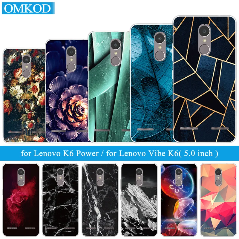 

Silicon Case For Lenovo K6 K6 Power 5.0 inch Ultrathin Soft TPU Rhombus Back Cover Customize For Lenovo Vibe K6 K6 Power Cases