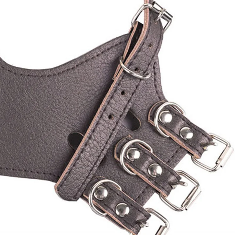 PU-Leather-Pet-Dog-Anti-Bite-Muzzle-Adjustable-Mouth-Cover-Basket-Mask-for-Small-Medium-Large-Size-Dogs-Animal-Safety-Security-PL0047 (2)