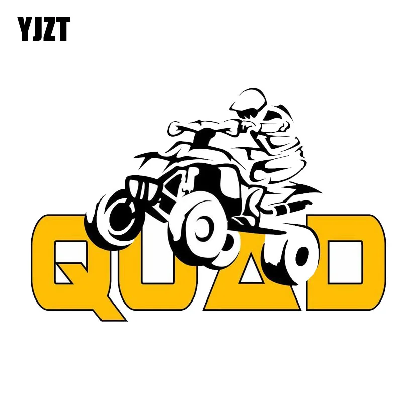 

YJZT 15.2CM*10CM Fashion Decoration Quad Bike PVC Motorcycle Car Sticker 11-00246