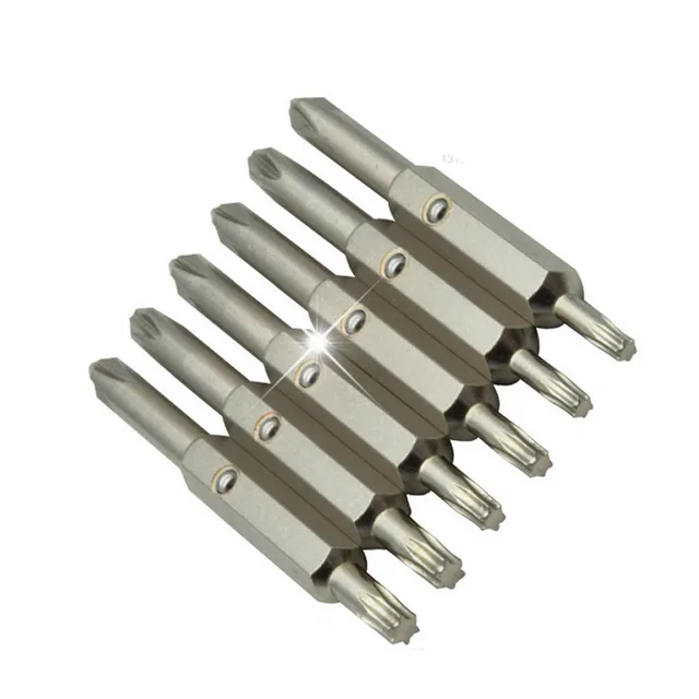 10Pcs 65mm Long Phillips PH2 Torx Screwdriver Bits Impact Double End