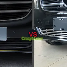 1 шт. Передняя Нижняя решетка гриль крышка Накладка для Benz V-Class стайлинга автомобилей