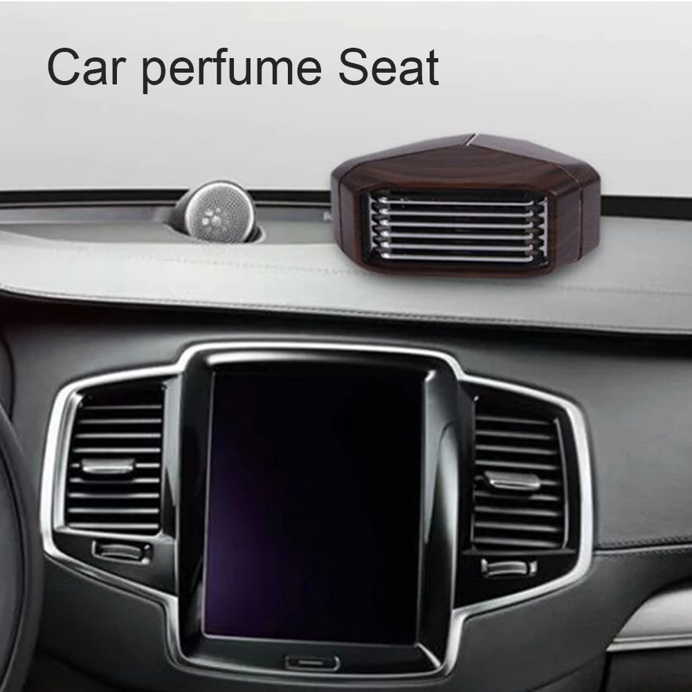 

Car Perfume Wood Box Fragrance Air Freshener Auto Interior Dashboard Decoration Accessory Diffuser Adornment Essential Oil Gift