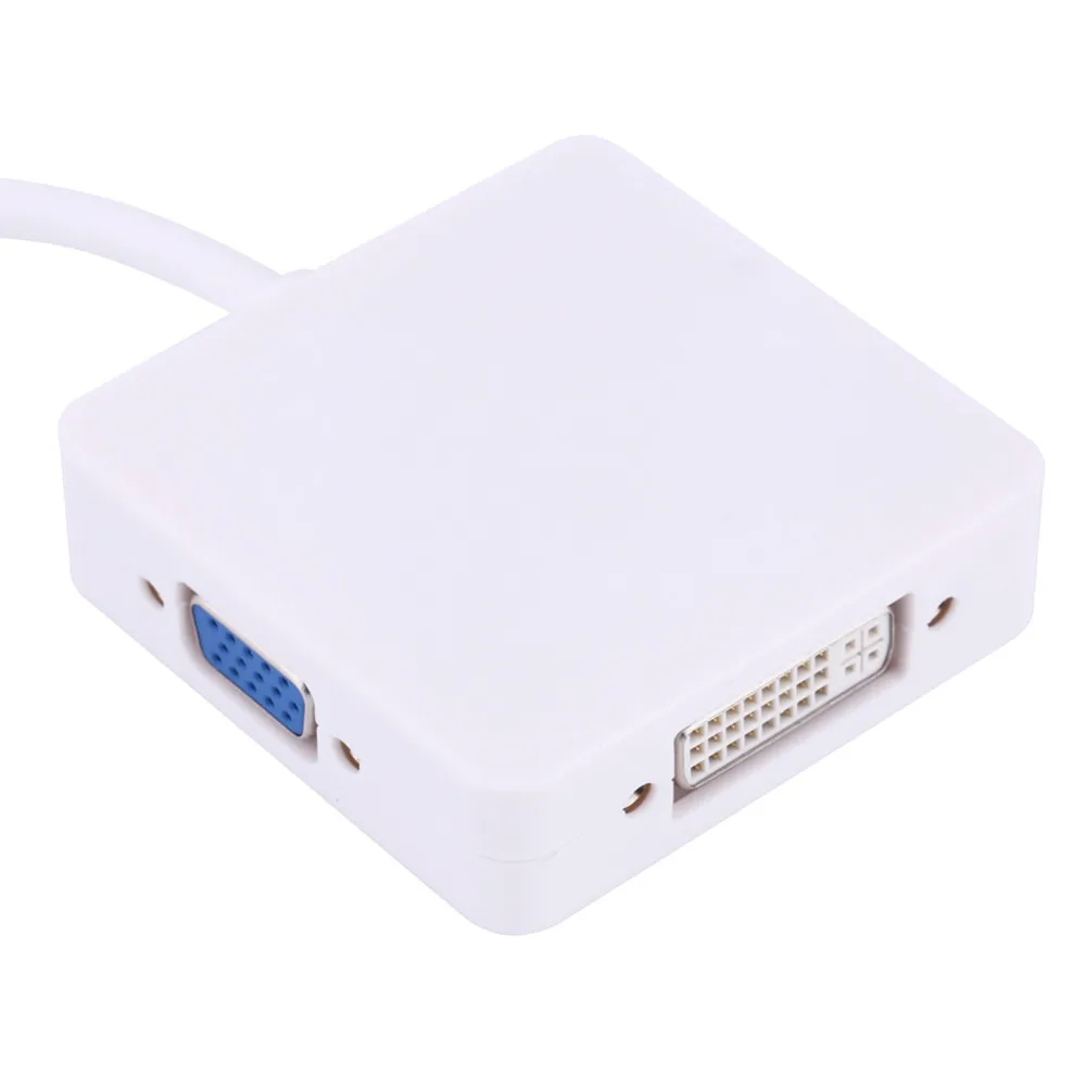 Кабель адаптер 3 в 1 Thunderbolt Mini DP Displayport HDMI DVI VGA для apple MacBook Pro Mac Book Air|displayport to hdmi|dp